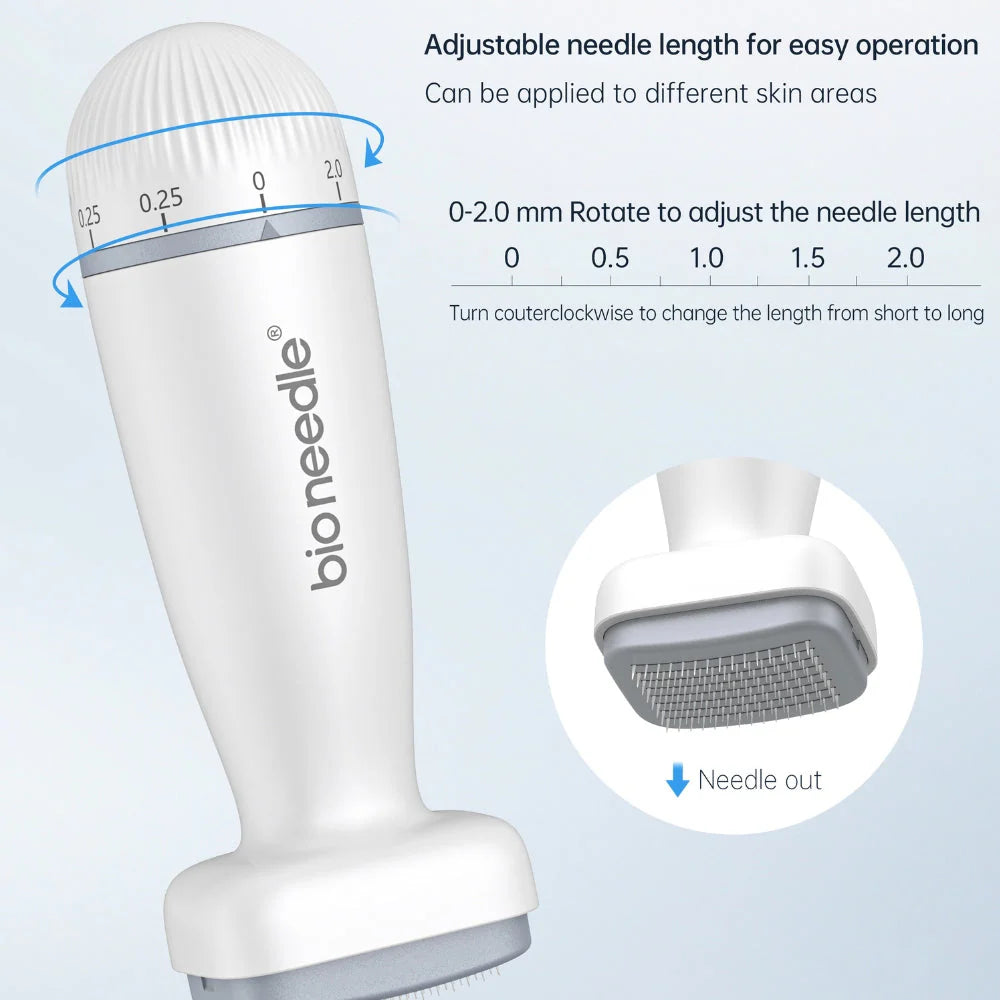 Bio Needle 120-Pin Adjustable Microneedling Tool