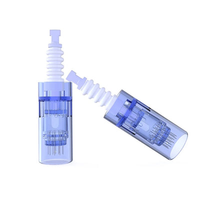 12-Pin Microneedle Replacement Cartridges – 10 Pack for Dr. Pen A6
