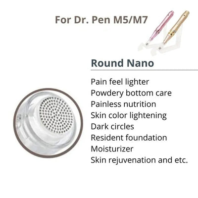 9-Pin Microneedle Replacement Cartridges – 10-Pack for Dr. Pen M5 / M7