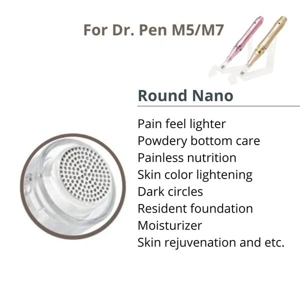 9-Pin Microneedle Replacement Cartridges – 10-Pack for Dr. Pen M5 / M7